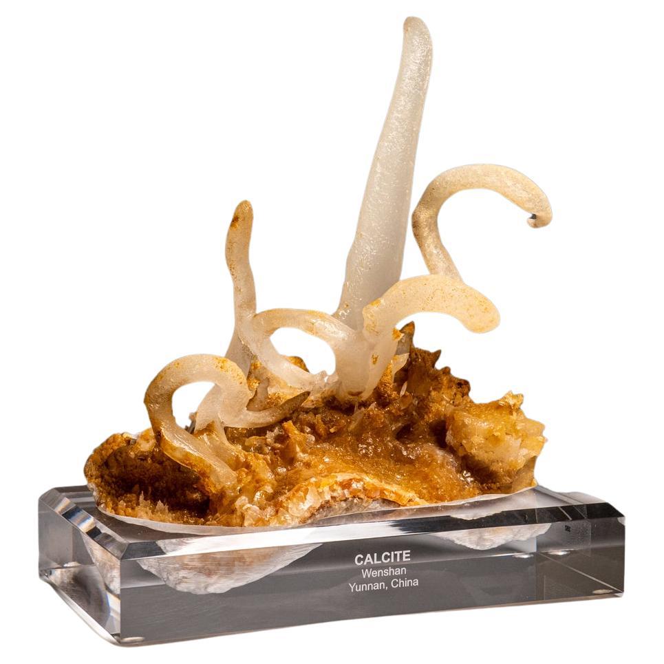 Calcite on Matrix from Wenshan Mine, Yunnan, China