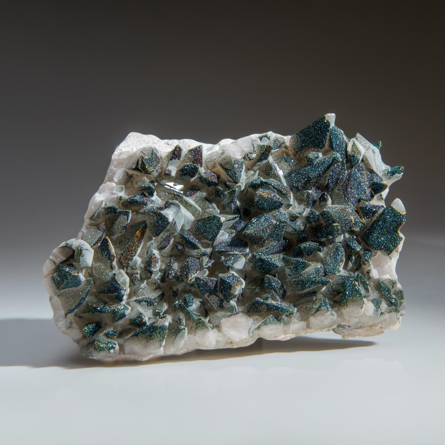 Calcite with Chalcopyrite From Edong Mining District, Daye, Hubei, China In New Condition For Sale In New York, NY