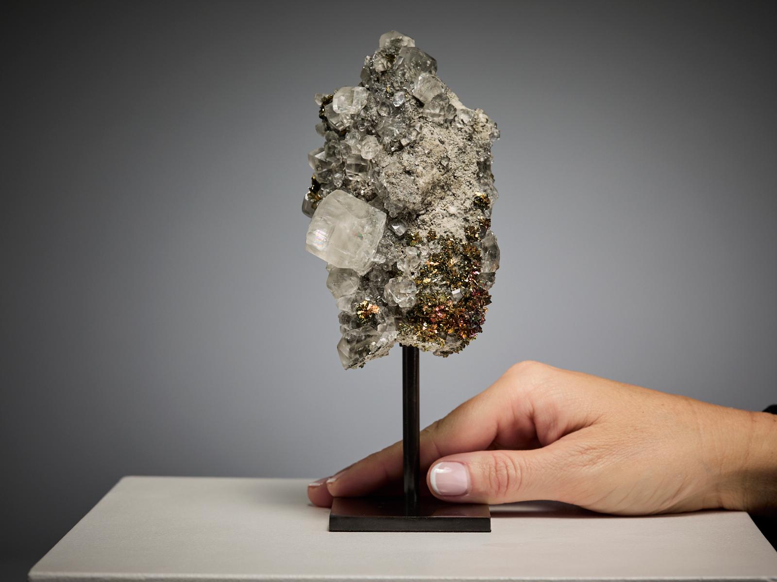 Fino al XVIII secolo Calcite with Marcasite in vendita