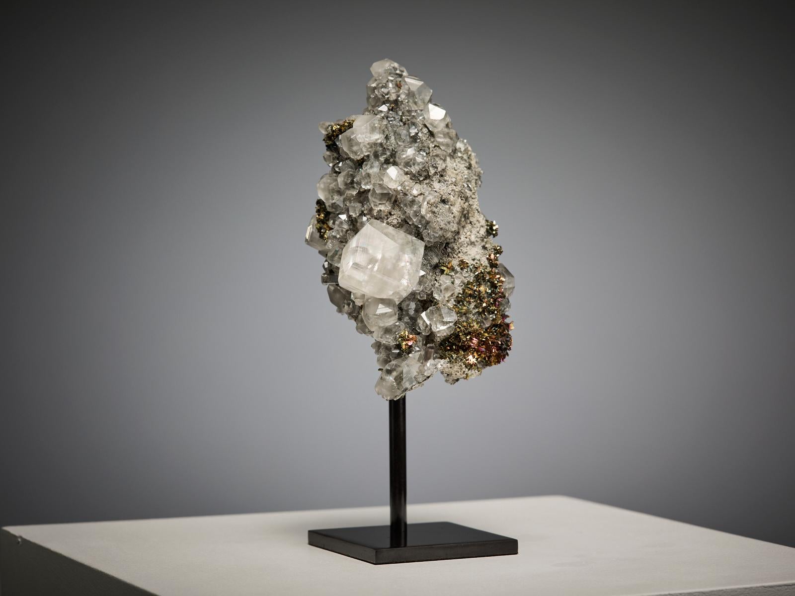 Cristallo Calcite with Marcasite in vendita