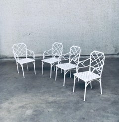 "CALCUTTA" Faux Bamboo Outdoor Armchair Set by Hall Bradley for Brown Jordan