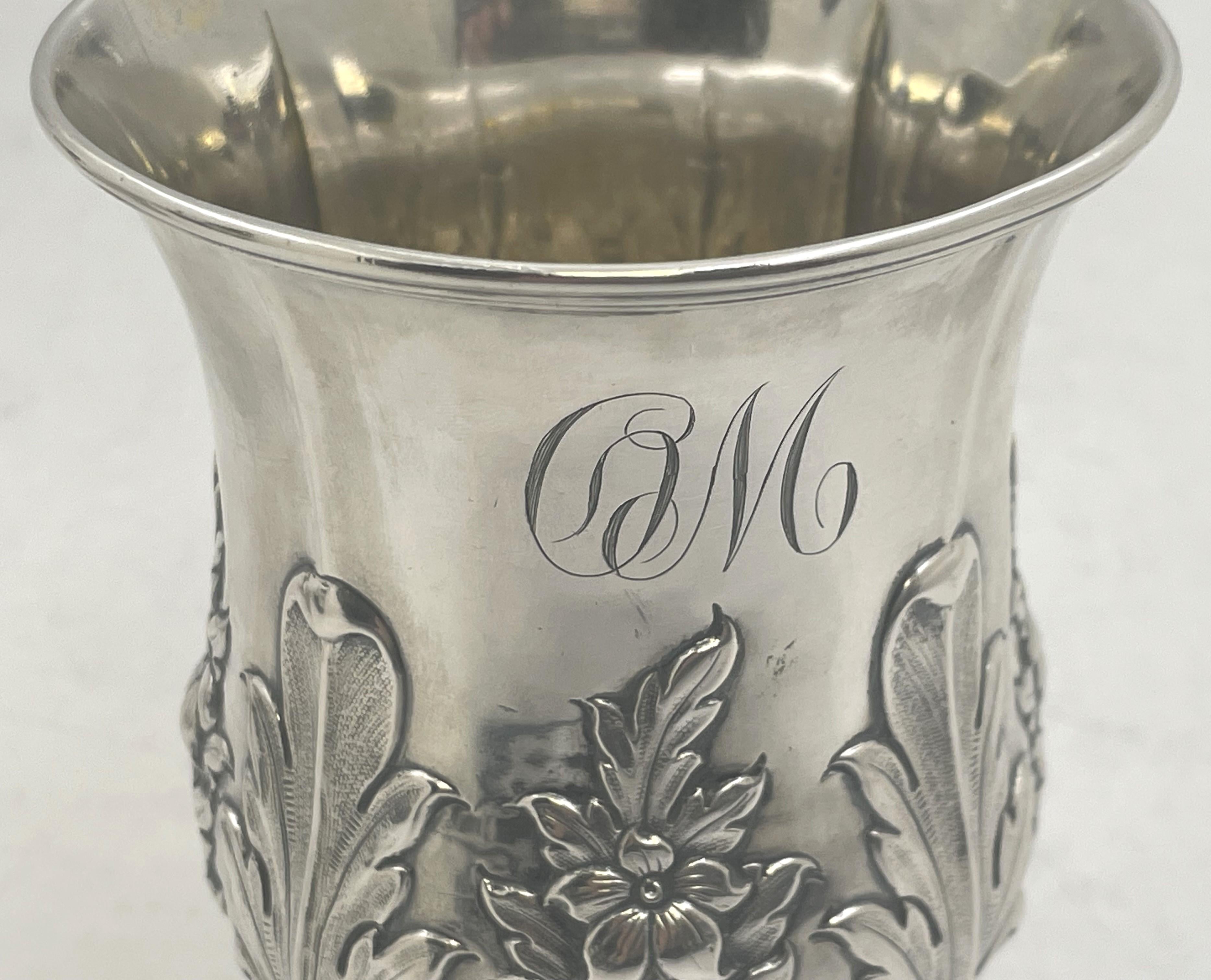 Tazza in argento Hamilton di Calcutta degli anni '30 del XIX secolo in vendita 1