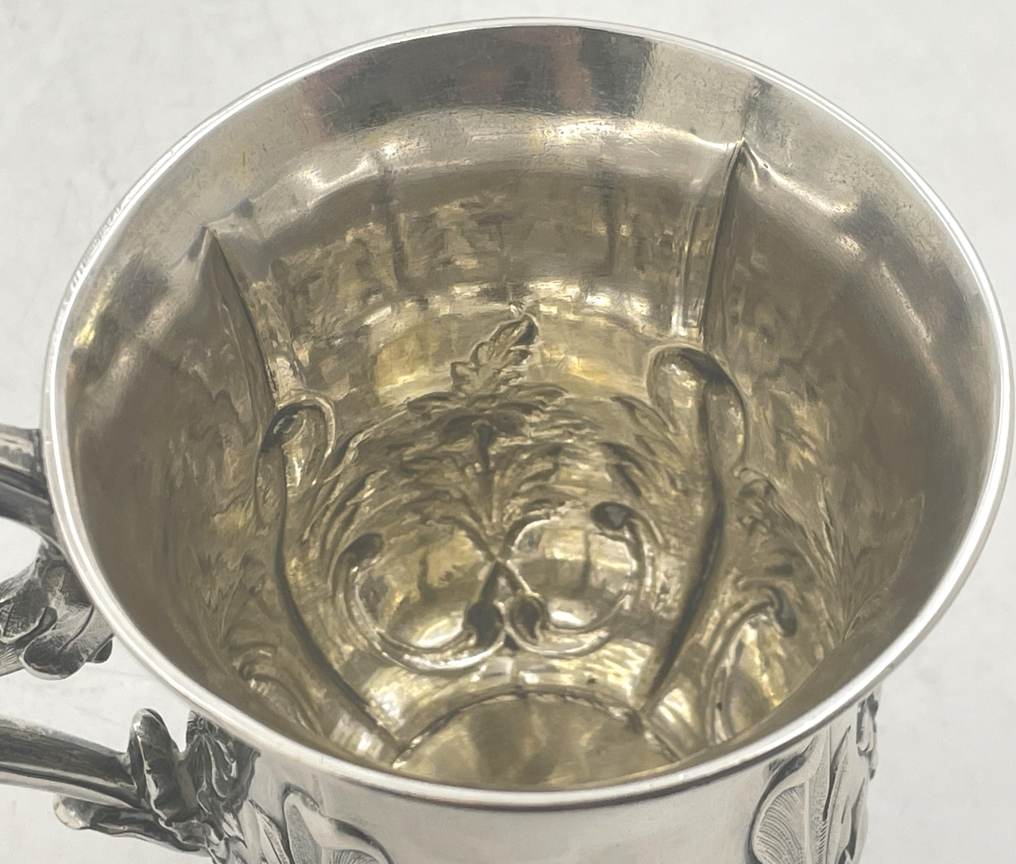 Tazza in argento Hamilton di Calcutta degli anni '30 del XIX secolo in vendita 3
