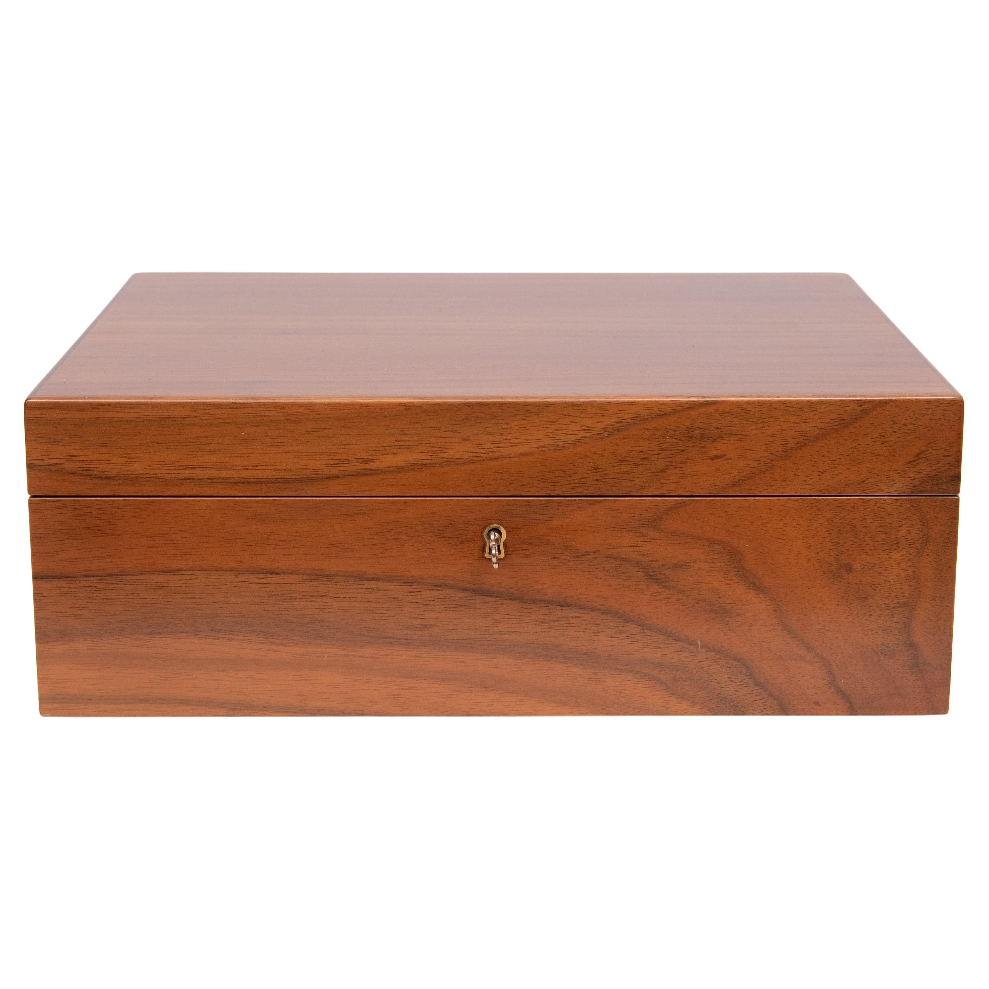 Caldelli  for Big Ben Cedar Wood  Humidor 1970s Italy