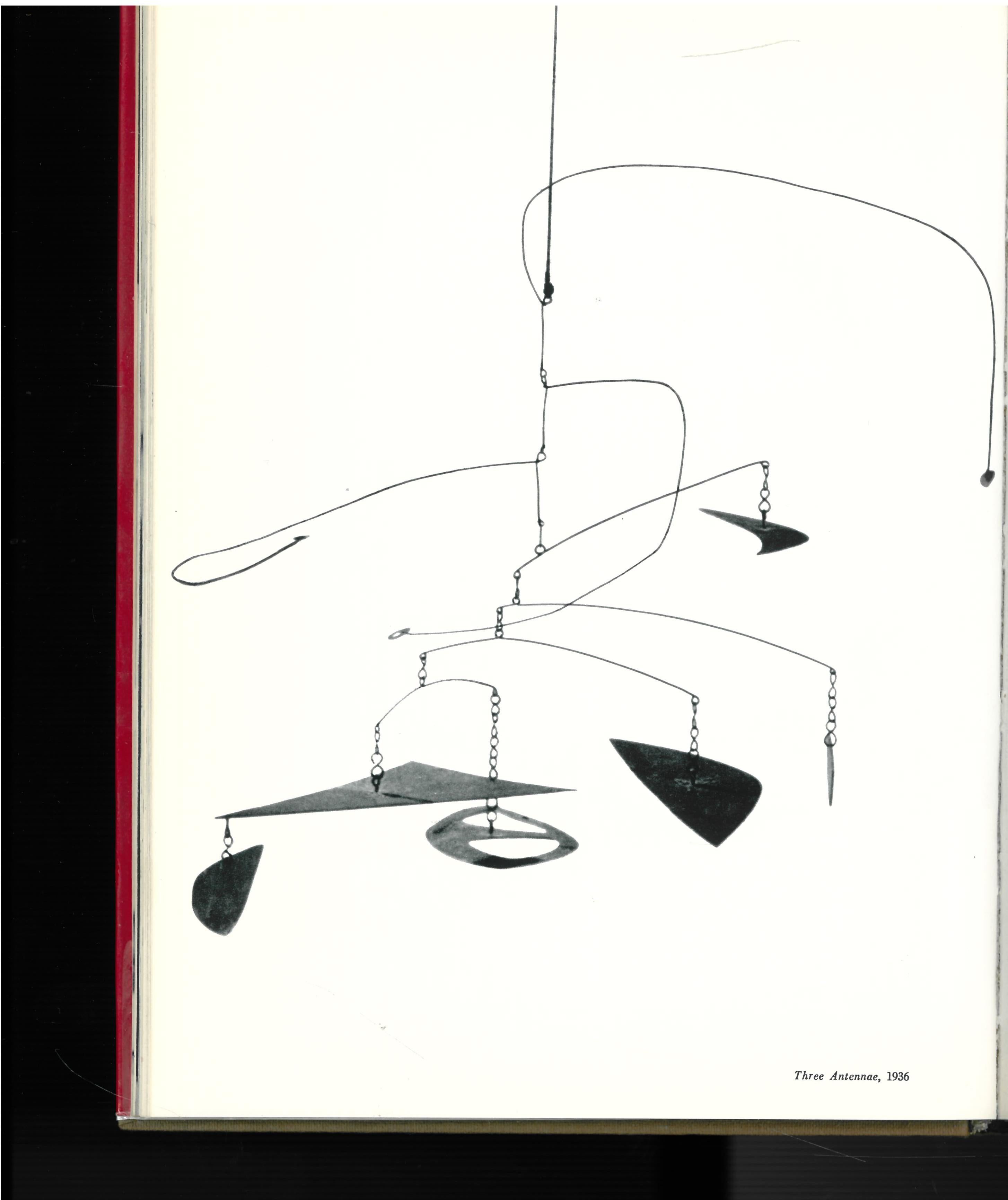 This book is a critical biography of the artist and sculptor Alexander Calder. The development of his Mobiles and Stabiles is recorded from their origins in the 1920s through to the mid-1960s when the book was written. The photographs by Pedro