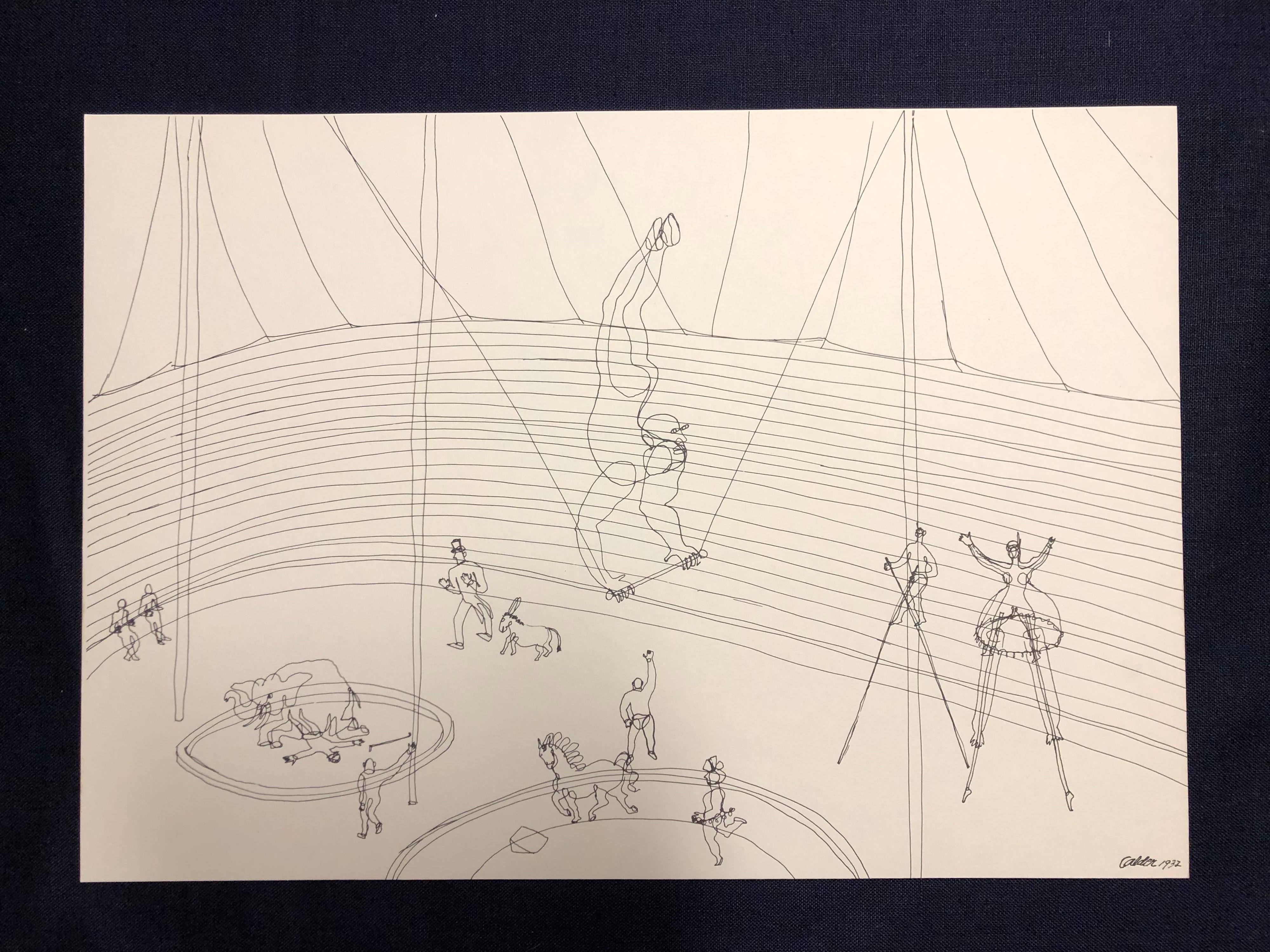 Calder Circus, Complete Set of 16 Lithographs After the Original Drawings 13