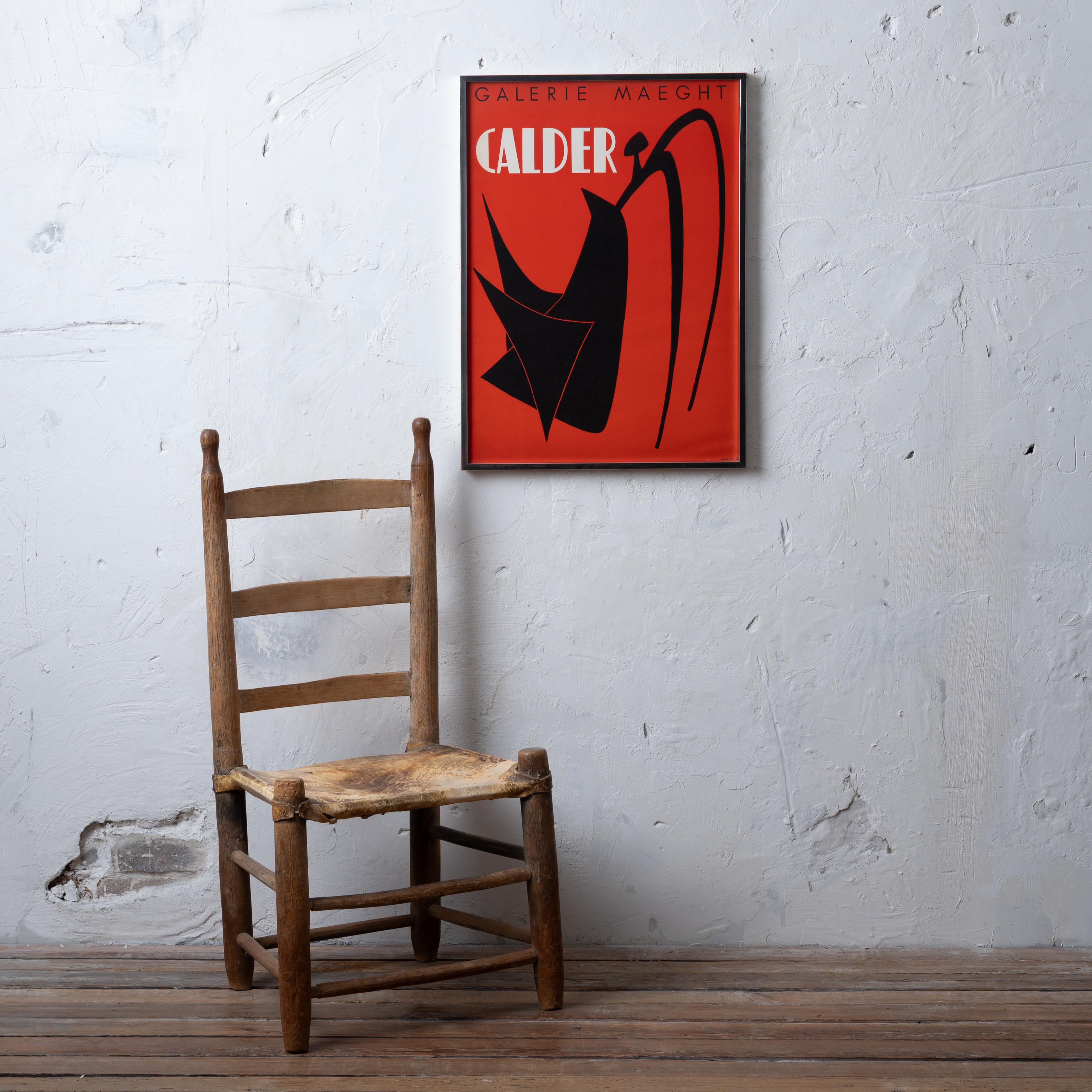 Francese Poster della mostra di Calder, Galerie Maeght, 1959 in vendita