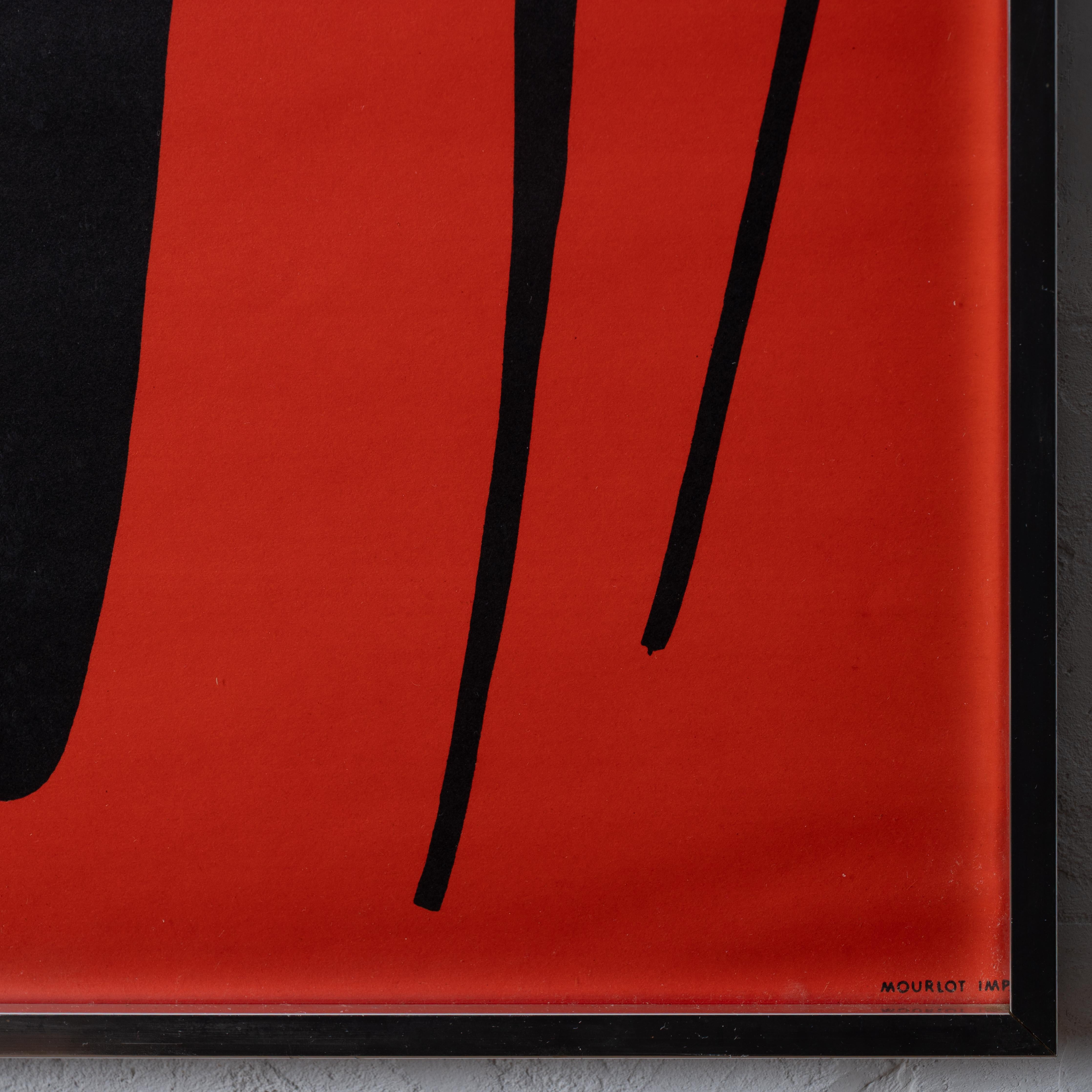 Poster della mostra di Calder, Galerie Maeght, 1959 in vendita 2