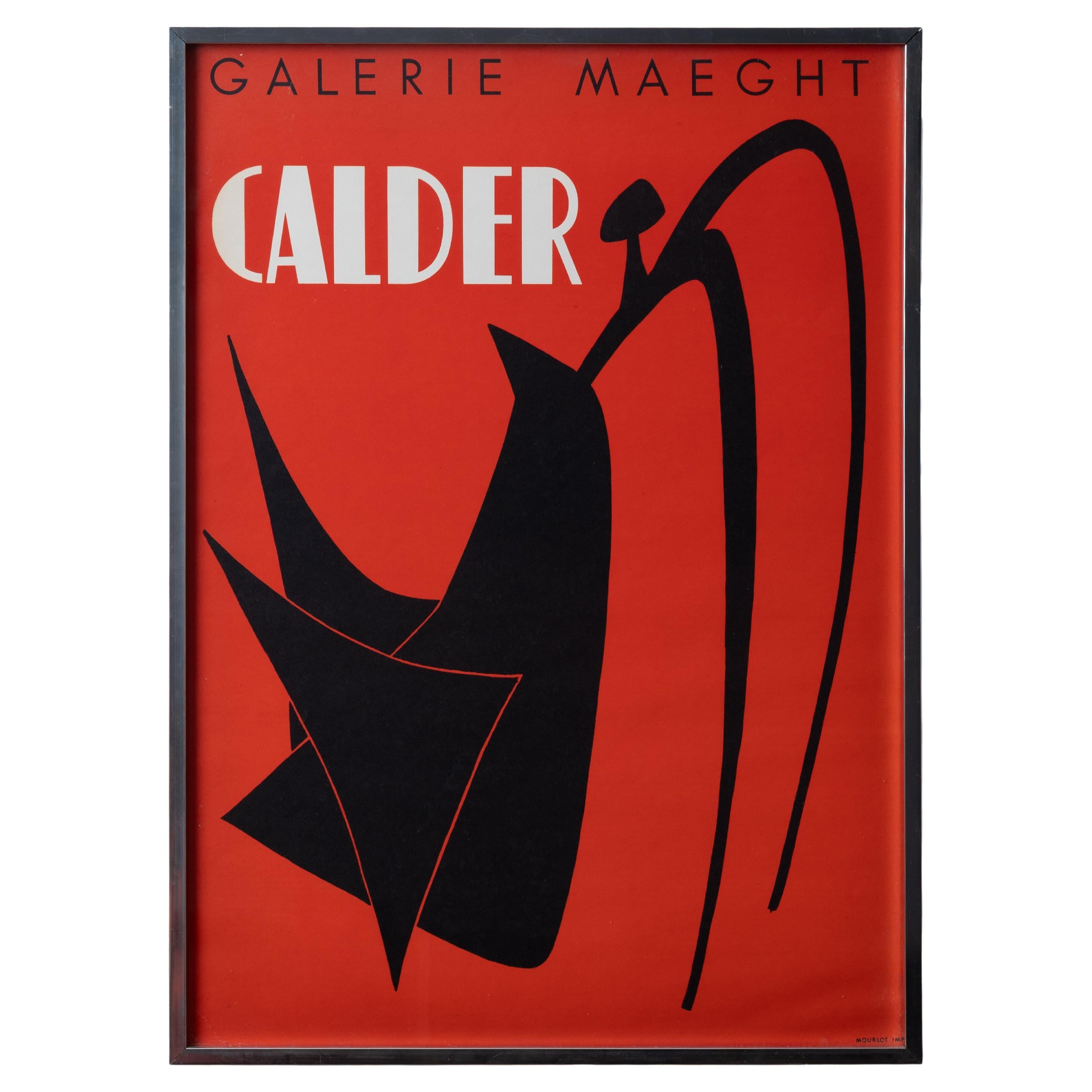 Calder Exhibition Poster, Galerie Maeght, 1959