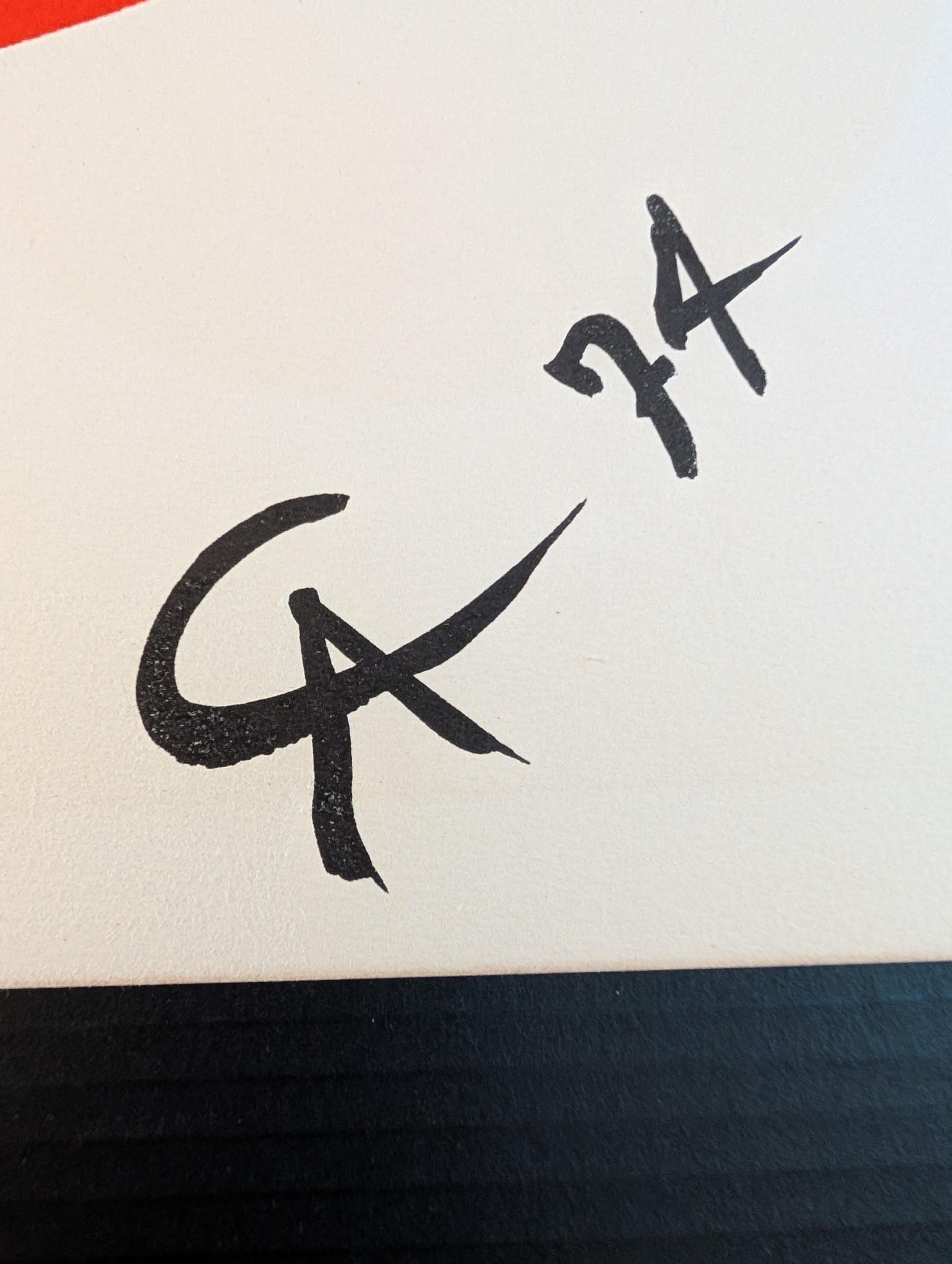 Calder Fliegende Farben Lithographie im Zustand „Gut“ im Angebot in Cincinnati, OH