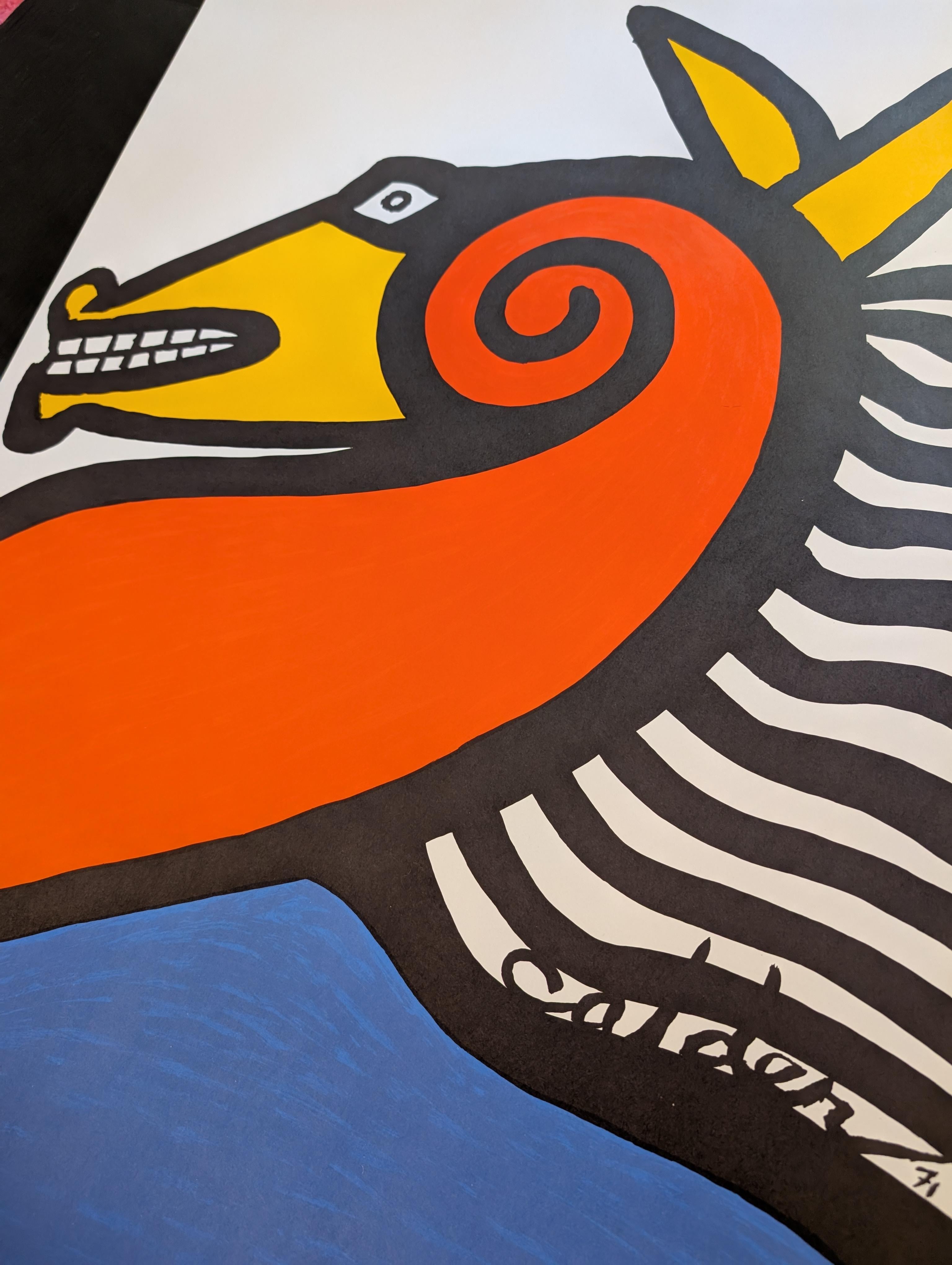 Affiche d'exposition Calder, Tapisserie d'Aubusson, New York
Jamais monté
Un seul propriétaire