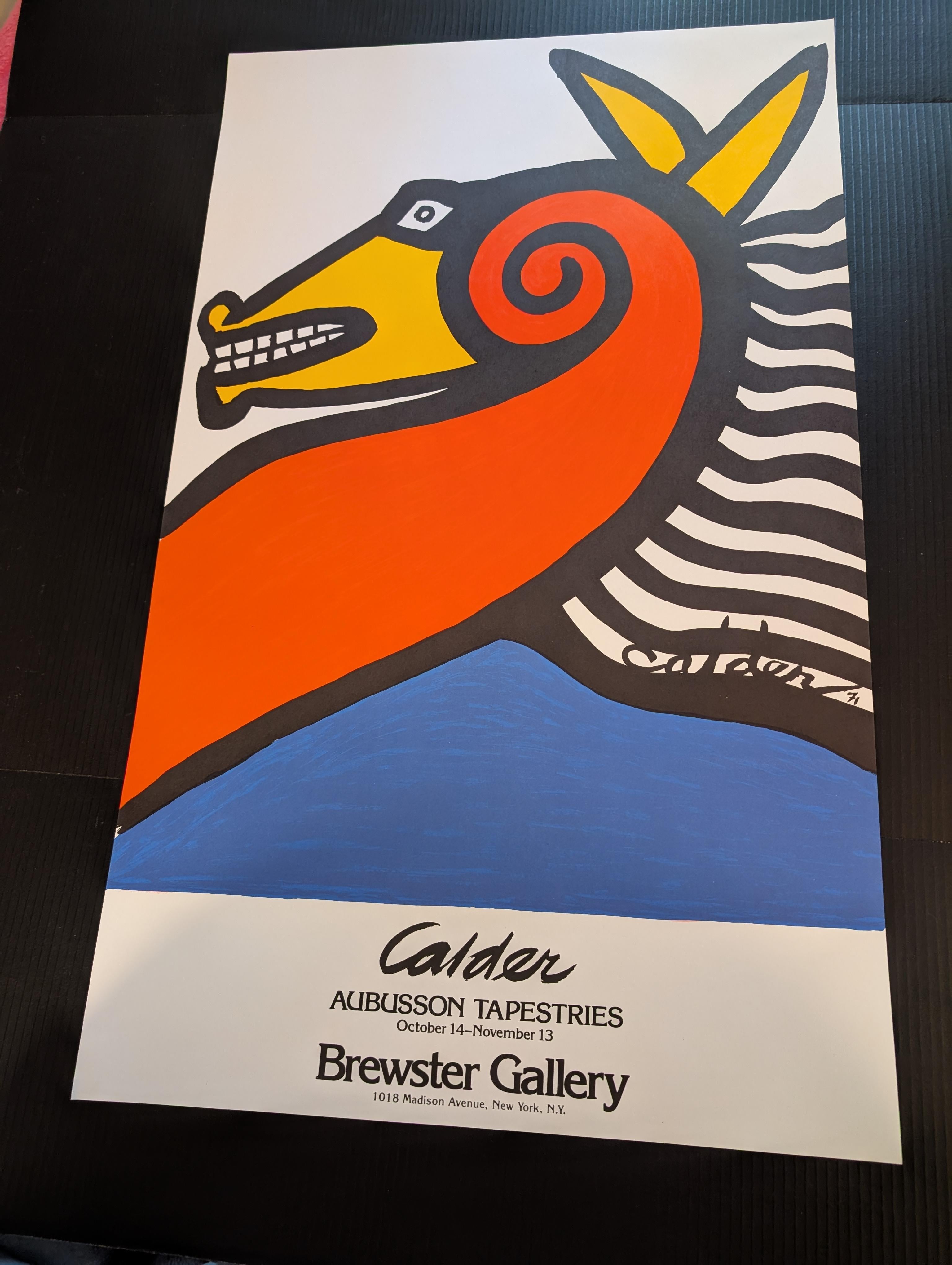 Américain Affiche d'exposition Calder, Tapisserie d'Aubusson, New York en vente