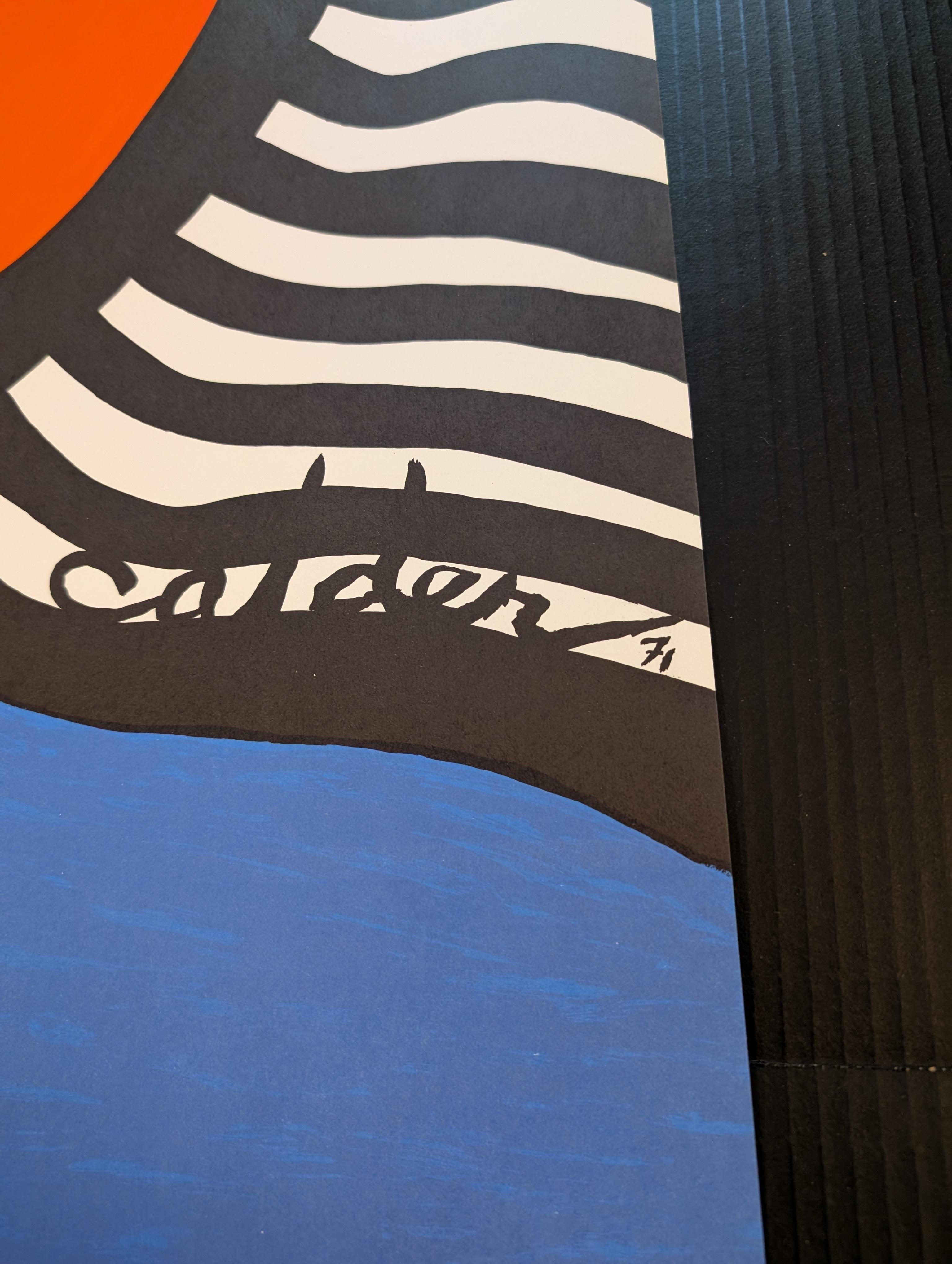 Fin du 20e siècle Affiche d'exposition Calder, Tapisserie d'Aubusson, New York en vente