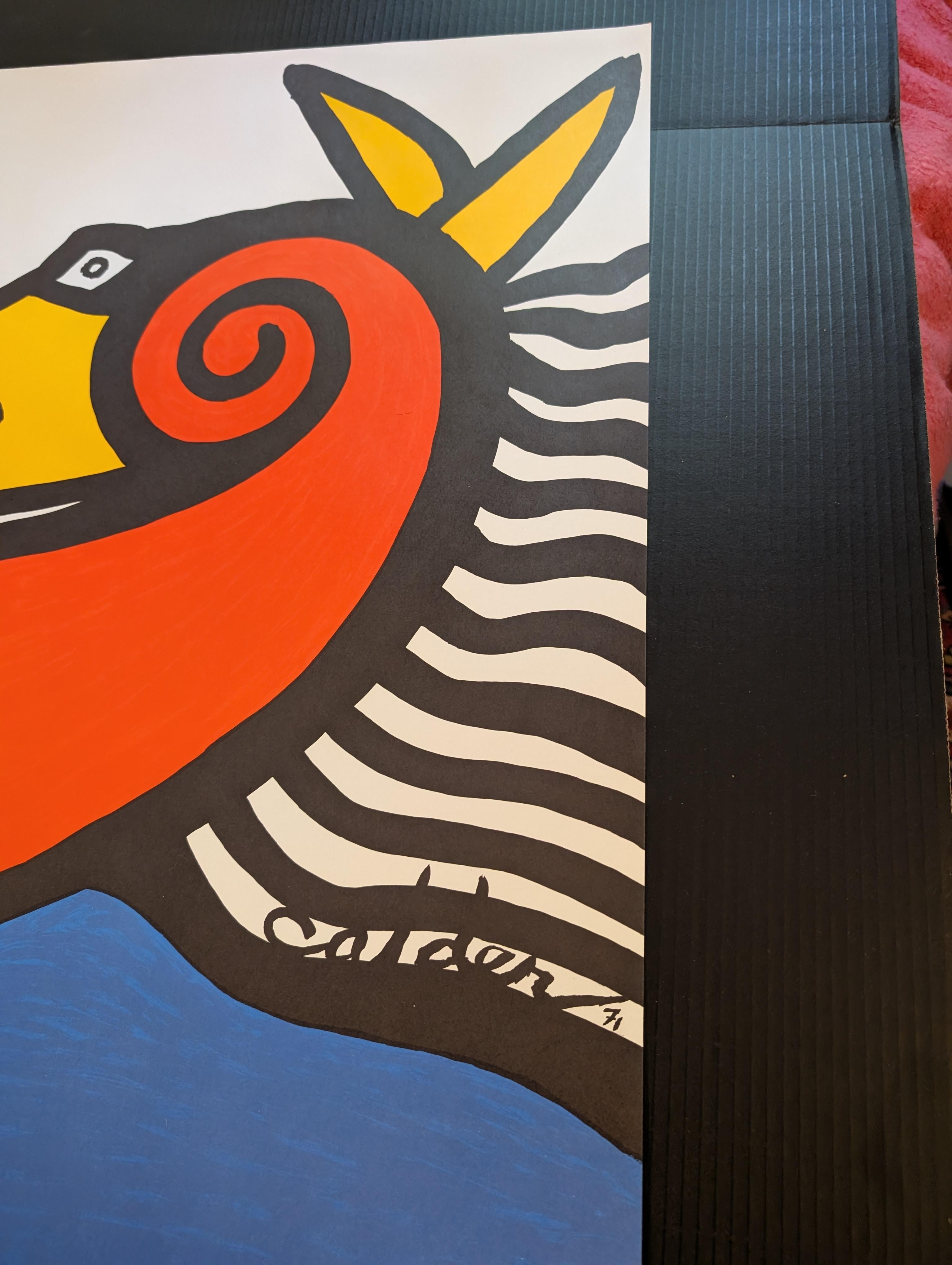 Affiche d'exposition Calder, Tapisserie d'Aubusson, New York en vente 2