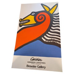Calder Lithograph Exhibition Poster Aubusson Tapestry New York