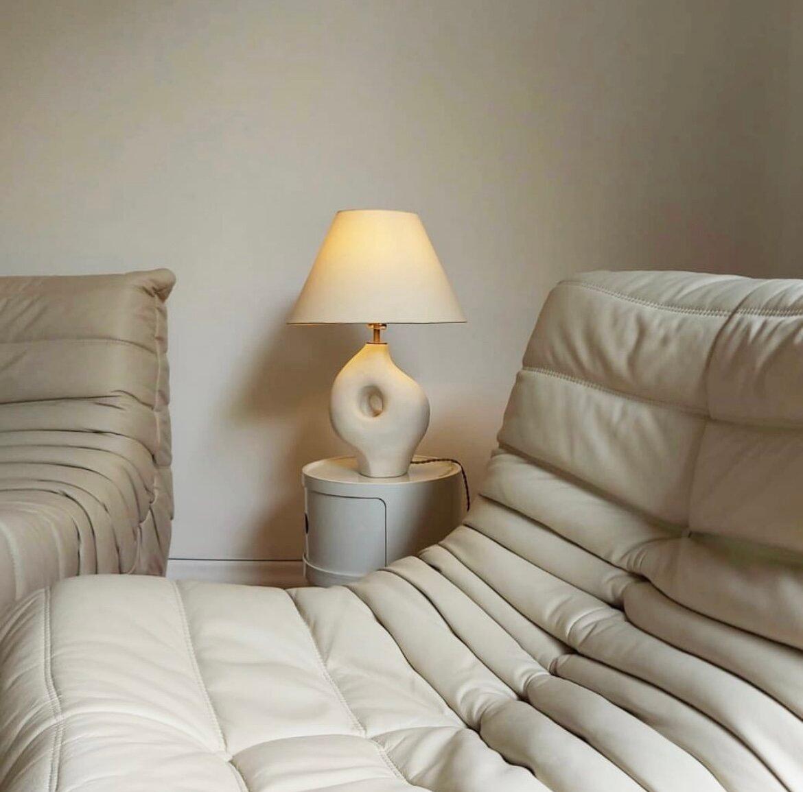 Post-Modern Calder Sculptural Ceramic Table Lamp by Hanna Englund Ceramics For Sale