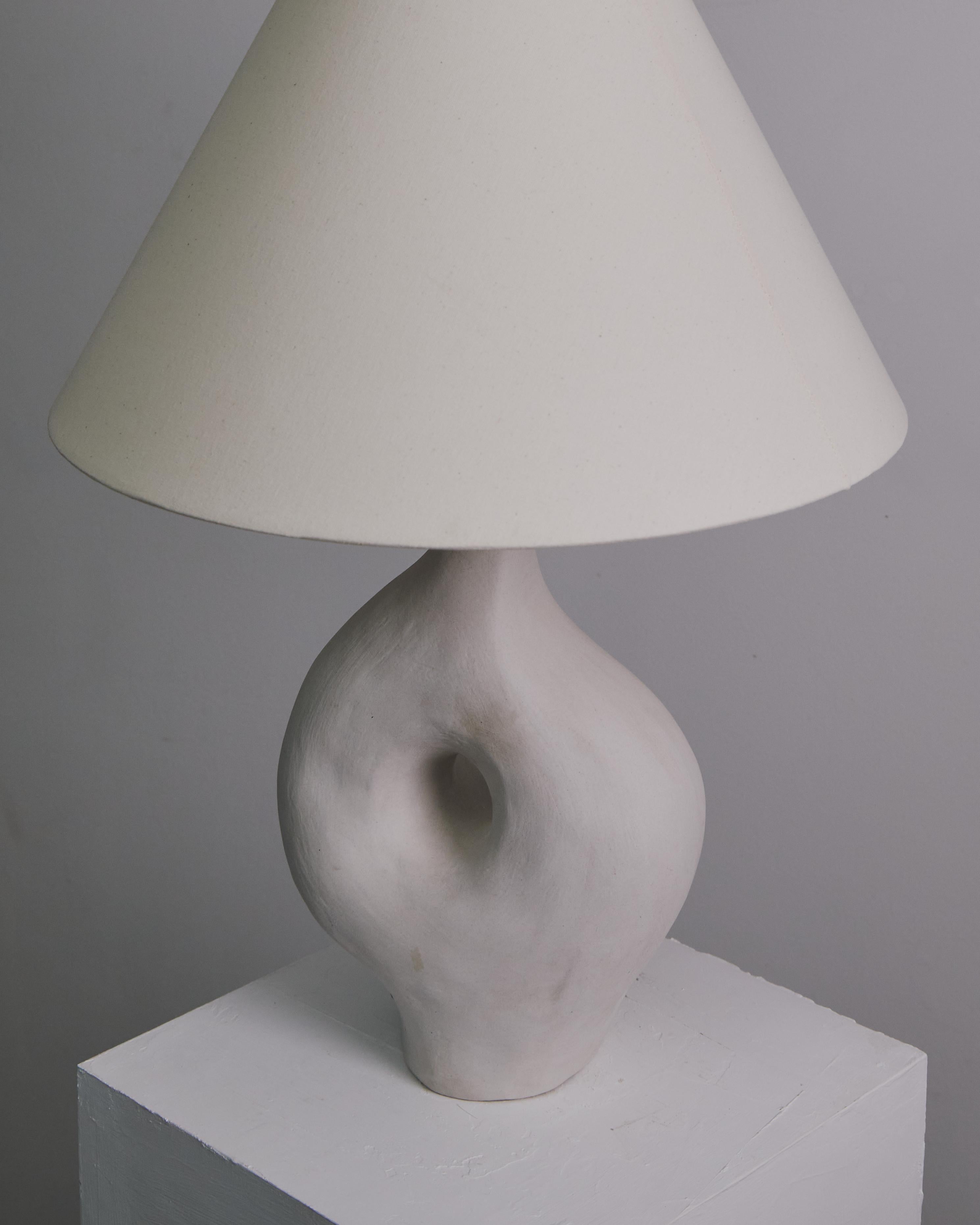 Contemporary Calder Sculptural Ceramic Table Lamp by Hanna Englund Ceramics For Sale
