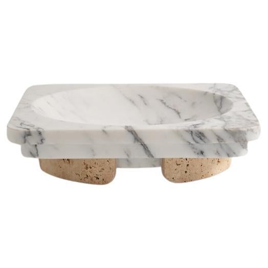Caldera Bowl Arabescato 
Travertine By Greg Natale