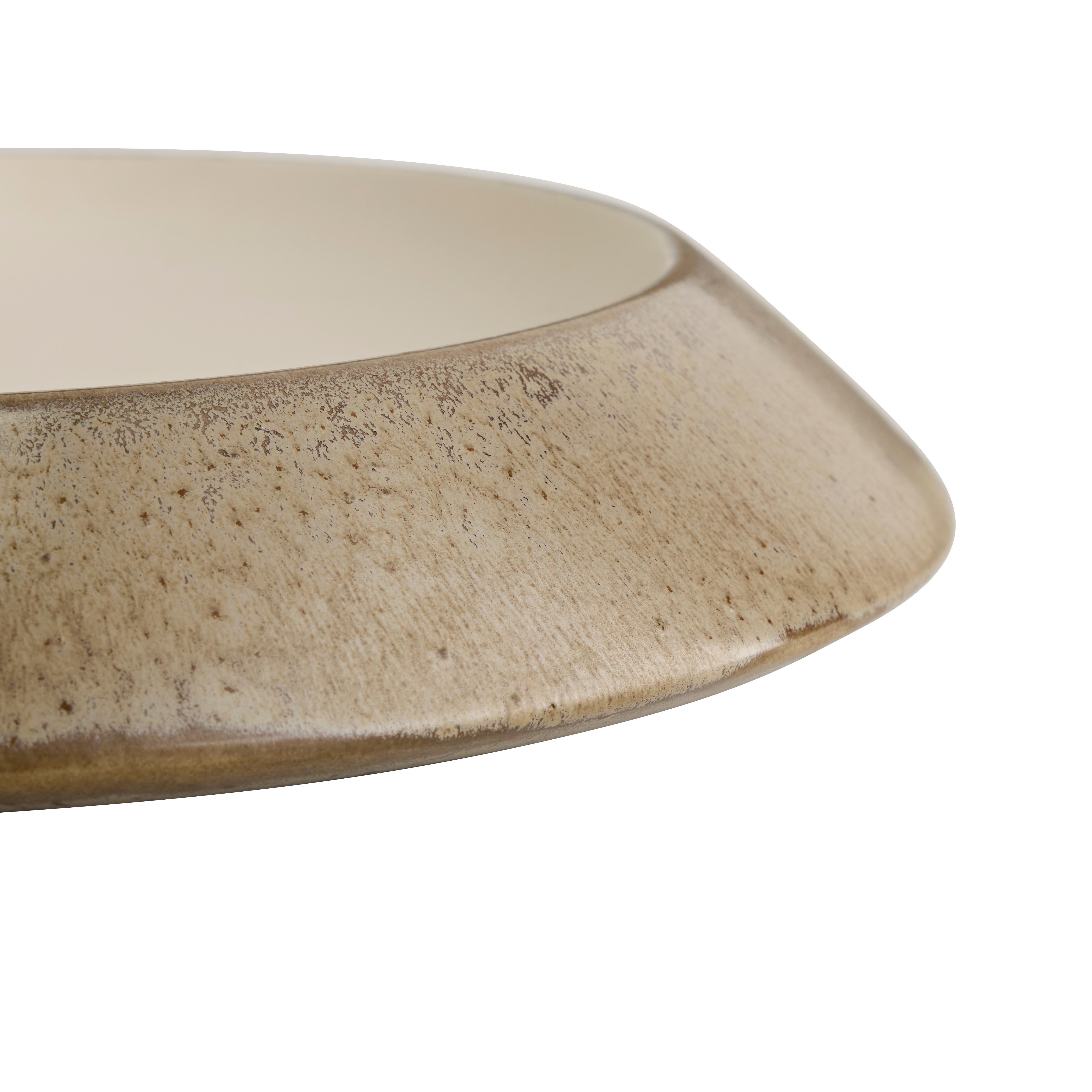 Européen Centre de table Caldera - Centre de table en céramique émaillée en vente