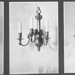 Caldwell Early 20th C. Silver 3 Candle Wall Sconces