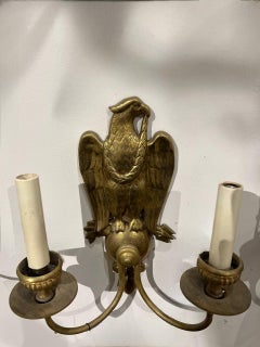 1920 Caldwell Federal Style Eagle Sconces