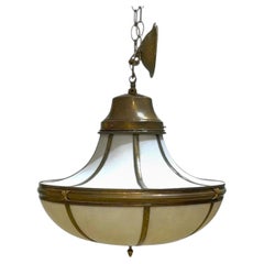 1900 Caldwell Leaded Glass Lantern