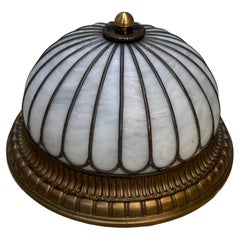Caldwell Petit luminaire en verre plombé Lights Flush Mount