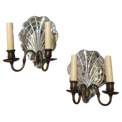 Antique Caldwell Mirrored Sconces