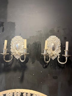 Caldwell sconces silver plated