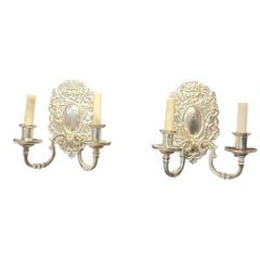 Caldwell sconces silver plated