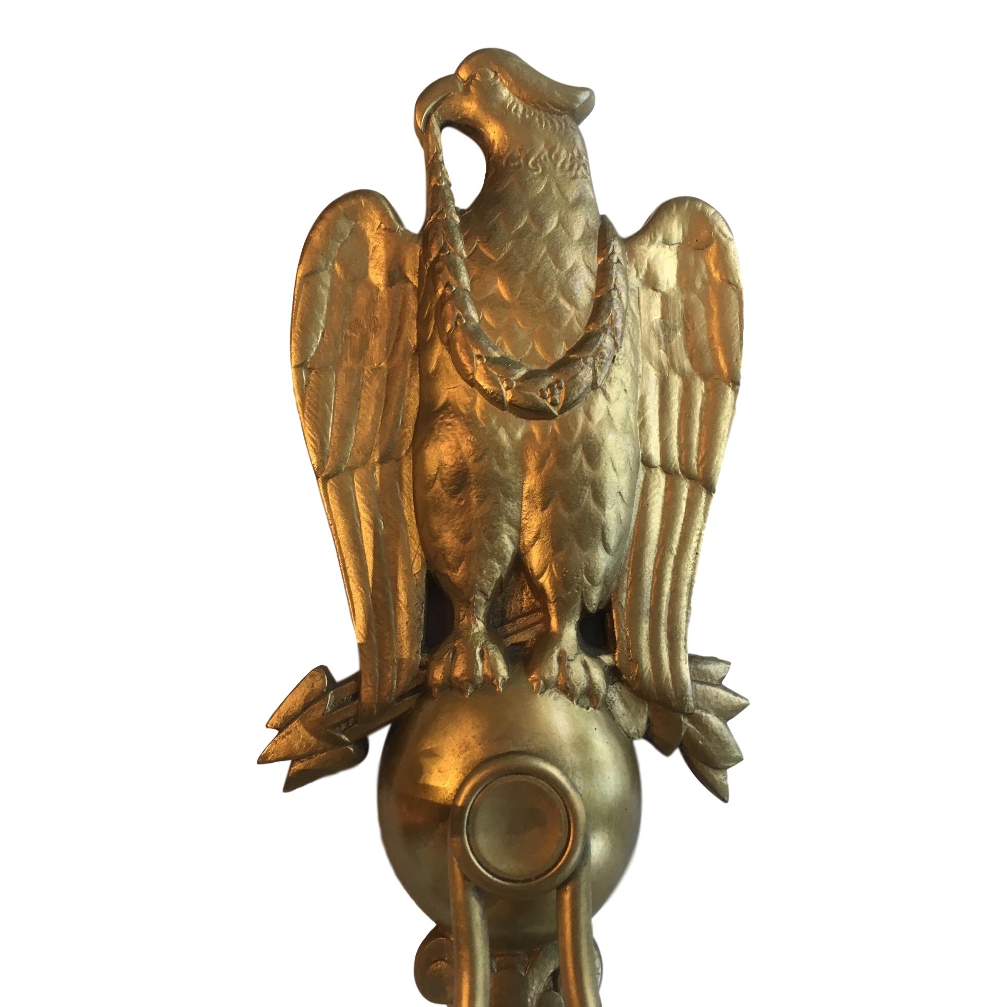 American Caldwell Sconces with Eagle Motif