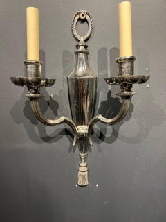 Caldwell Silver Plated Sconces