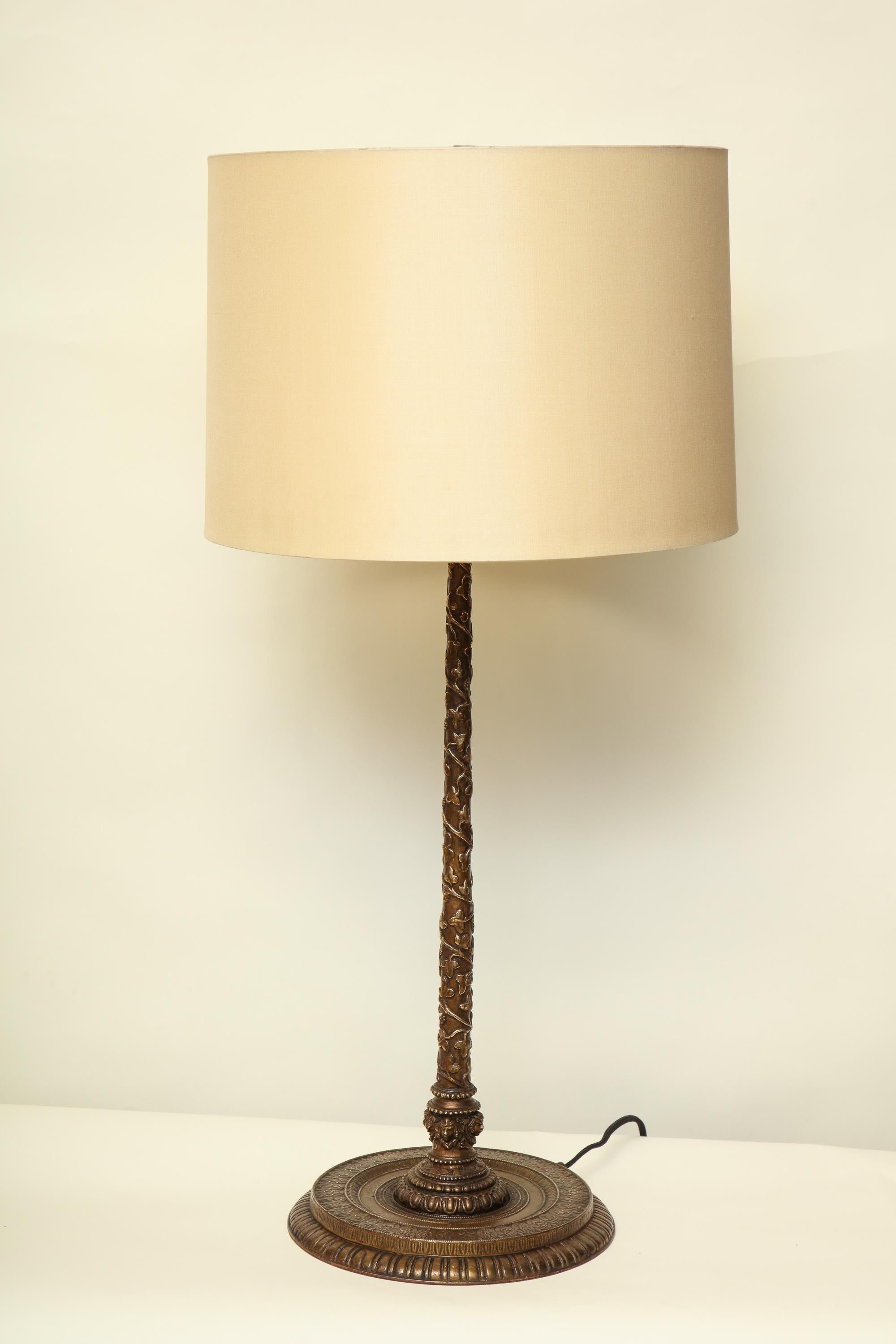 Caldwell Table Lamp Art Deco patinated bronze American, 1920s For Sale 2