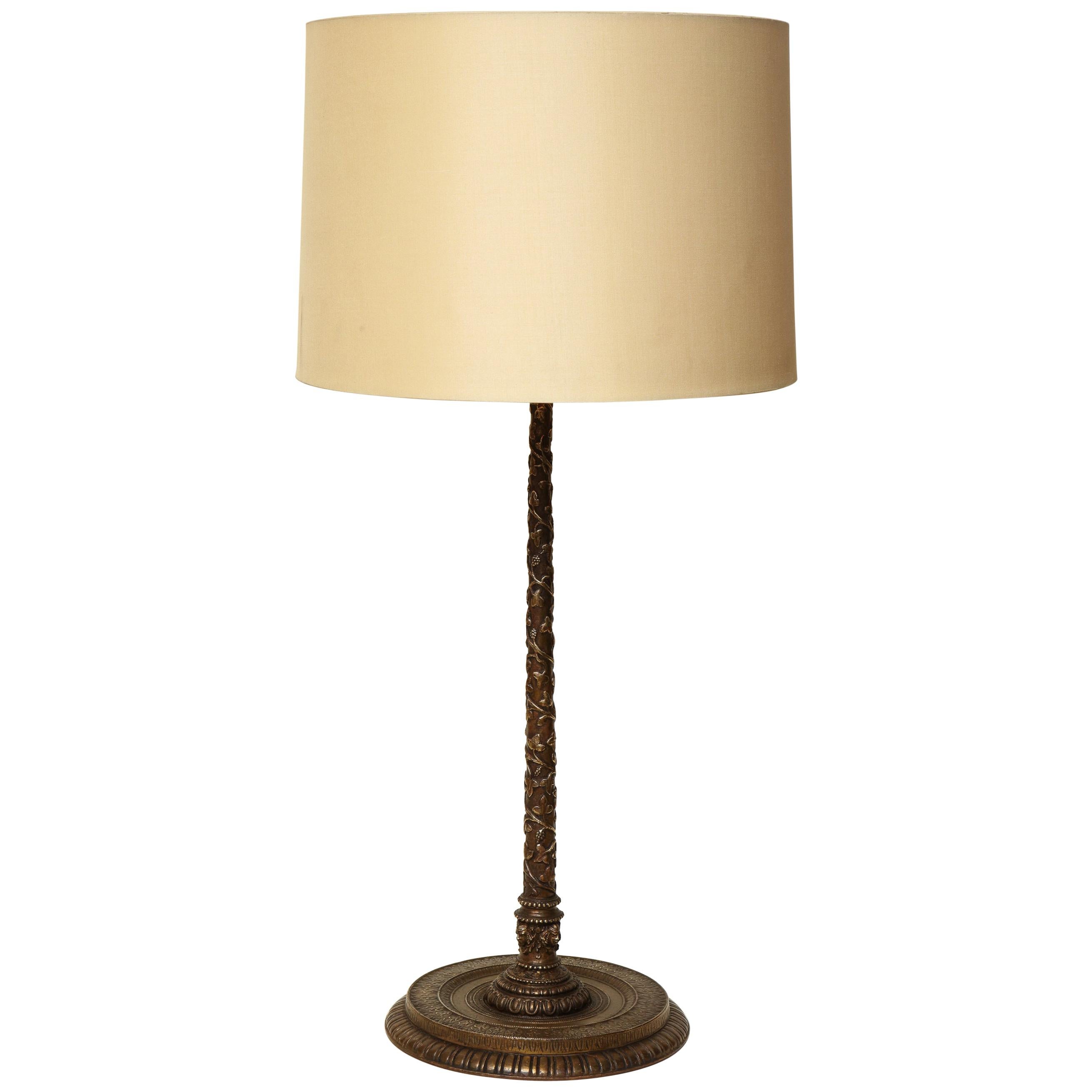 Caldwell Table Lamp Art Deco patinated bronze American, 1920s For Sale