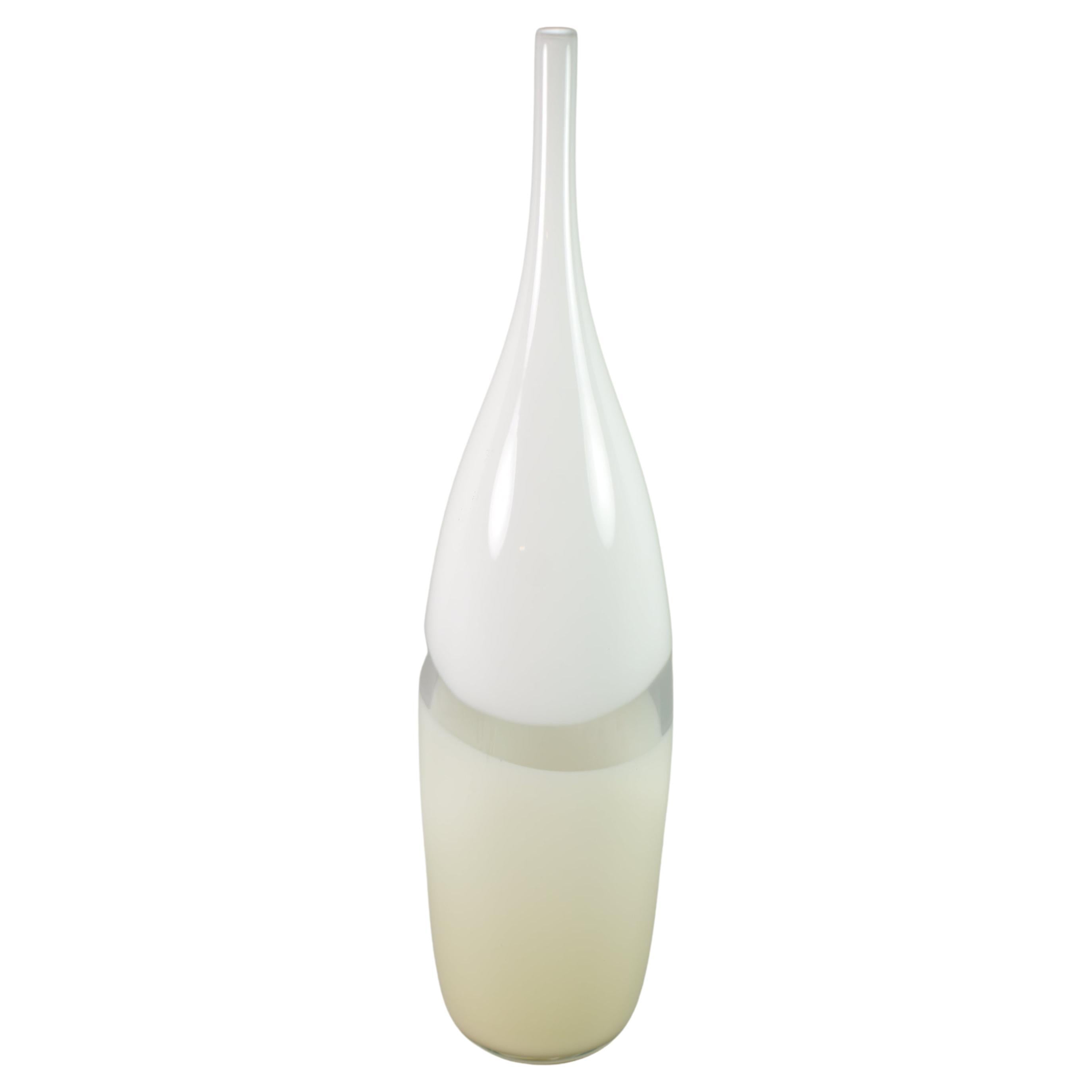 Caleb Siemon Art Glass Murano Style Vase For Sale