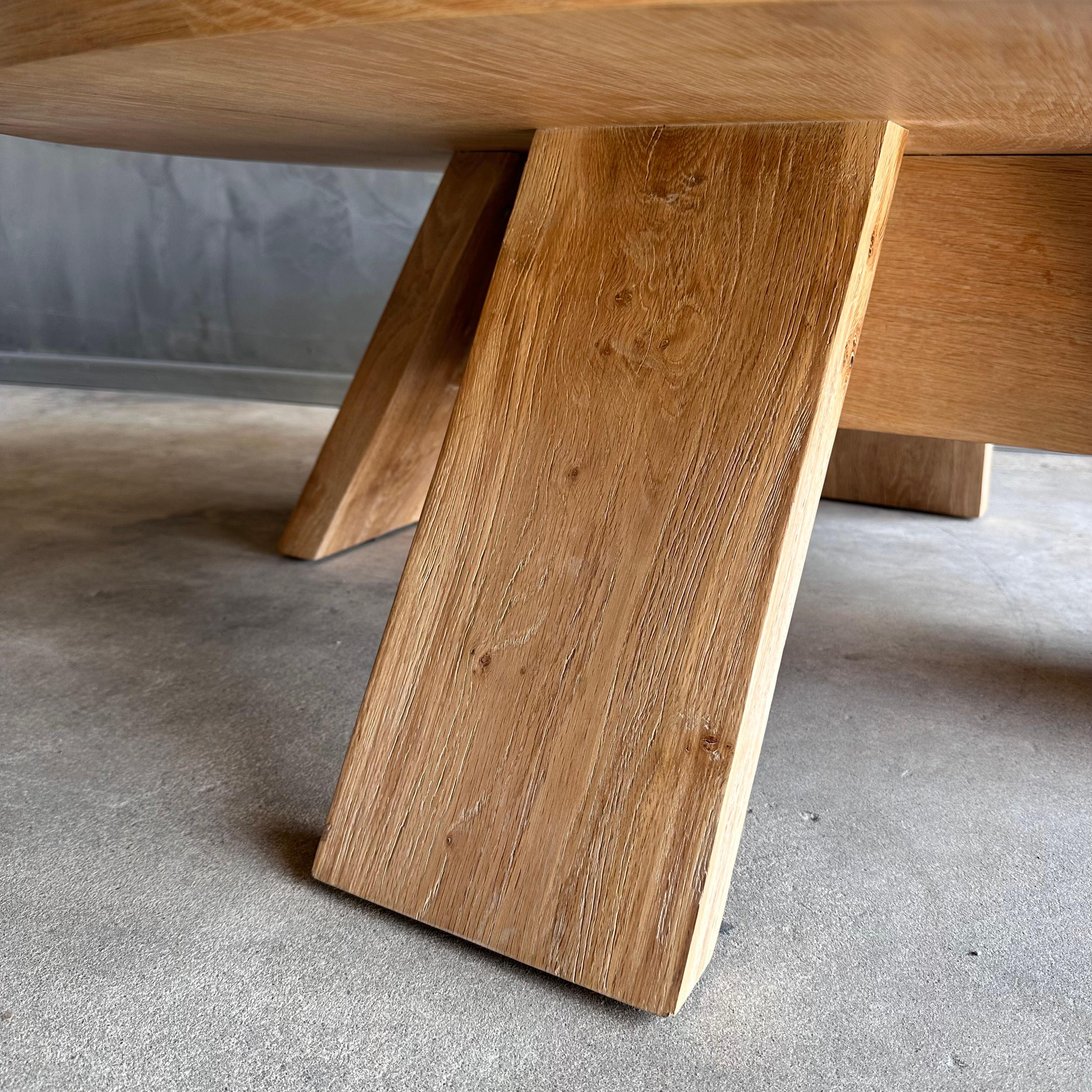 Caleb White Oak Coffee Table 46