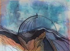 Paesaggio montano astratto