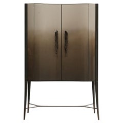 Caleido Lacquered Bar Cabinet