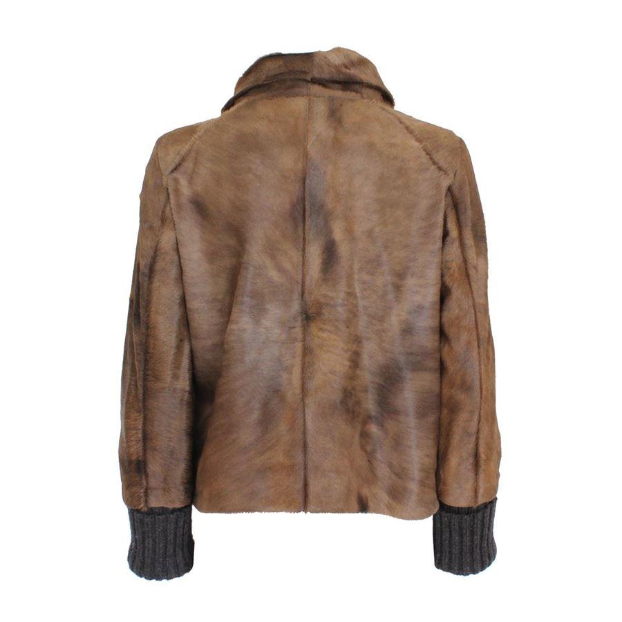 V.SP Calf jacket size 44 In Excellent Condition For Sale In Gazzaniga (BG), IT