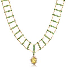 Cali Dreamin' Necklace: 3.14ct Fancy Yellow Diamond in 18k Gold