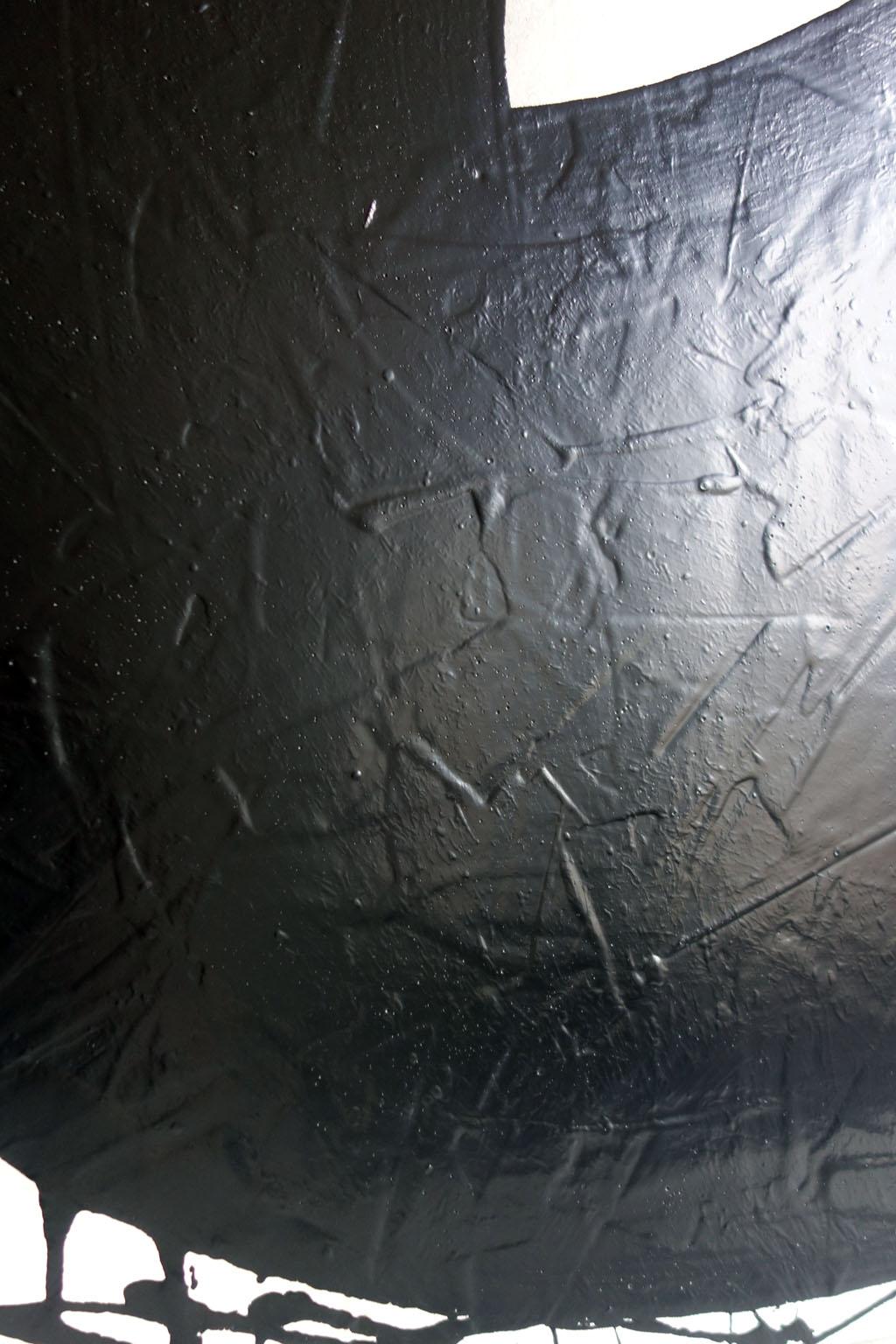 ABSTRACT Forme Texture Black White Artista francese contemporaneo Cali Rezo in vendita 2