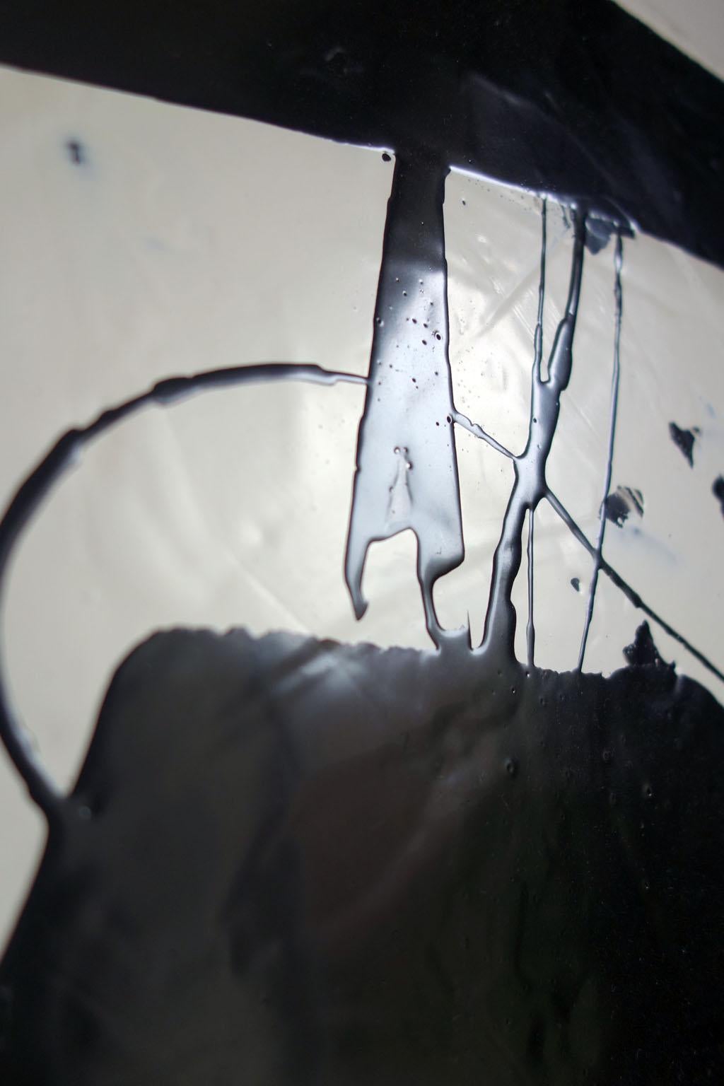 ABSTRACT Forme Texture Black White Artista francese contemporaneo Cali Rezo in vendita 3