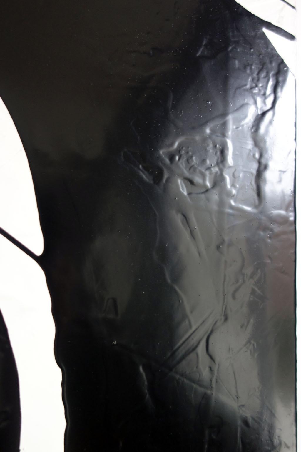 ABSTRACT Forme Texture Black White Artista francese contemporaneo Cali Rezo in vendita 4