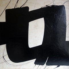 ABSTRACT Forms Texture Black White Contemporary French Artist Cali Rezo
