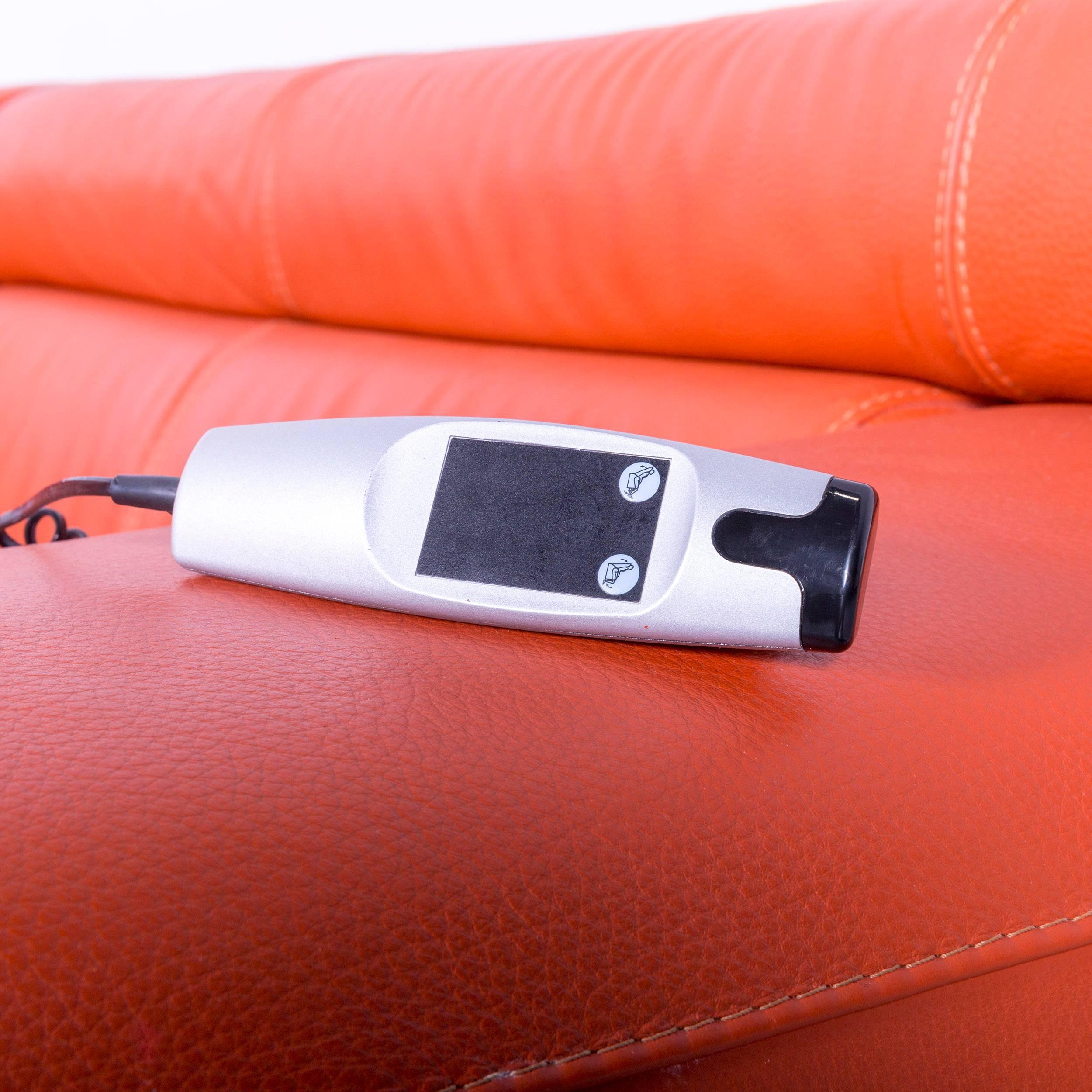 Calia Italia Eck-Sofa aus Leder mit elektrischer Funktion 6