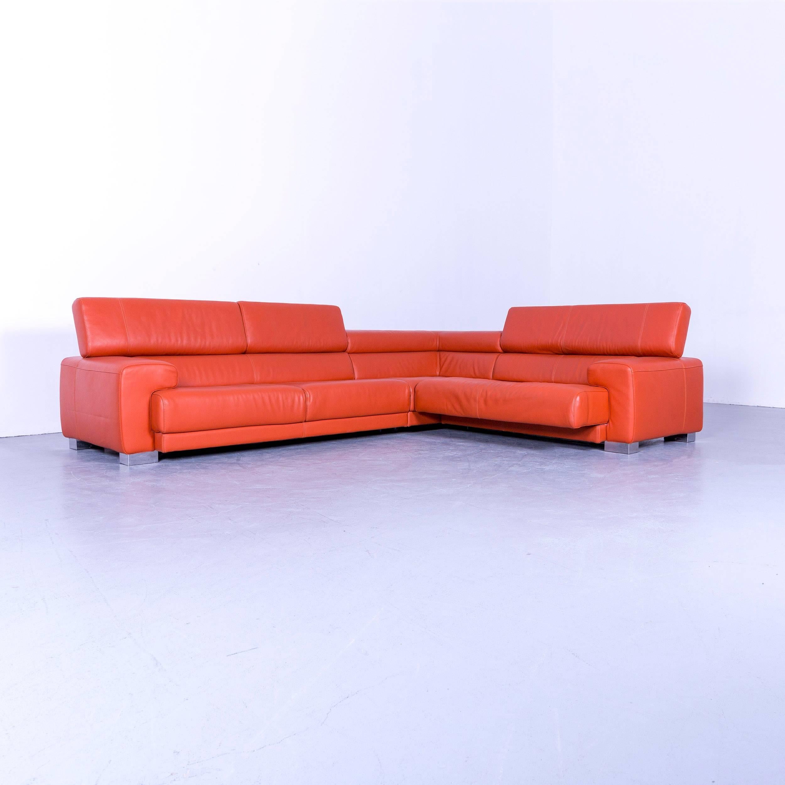 Calia Italia Eck-Sofa aus Leder mit elektrischer Funktion 2