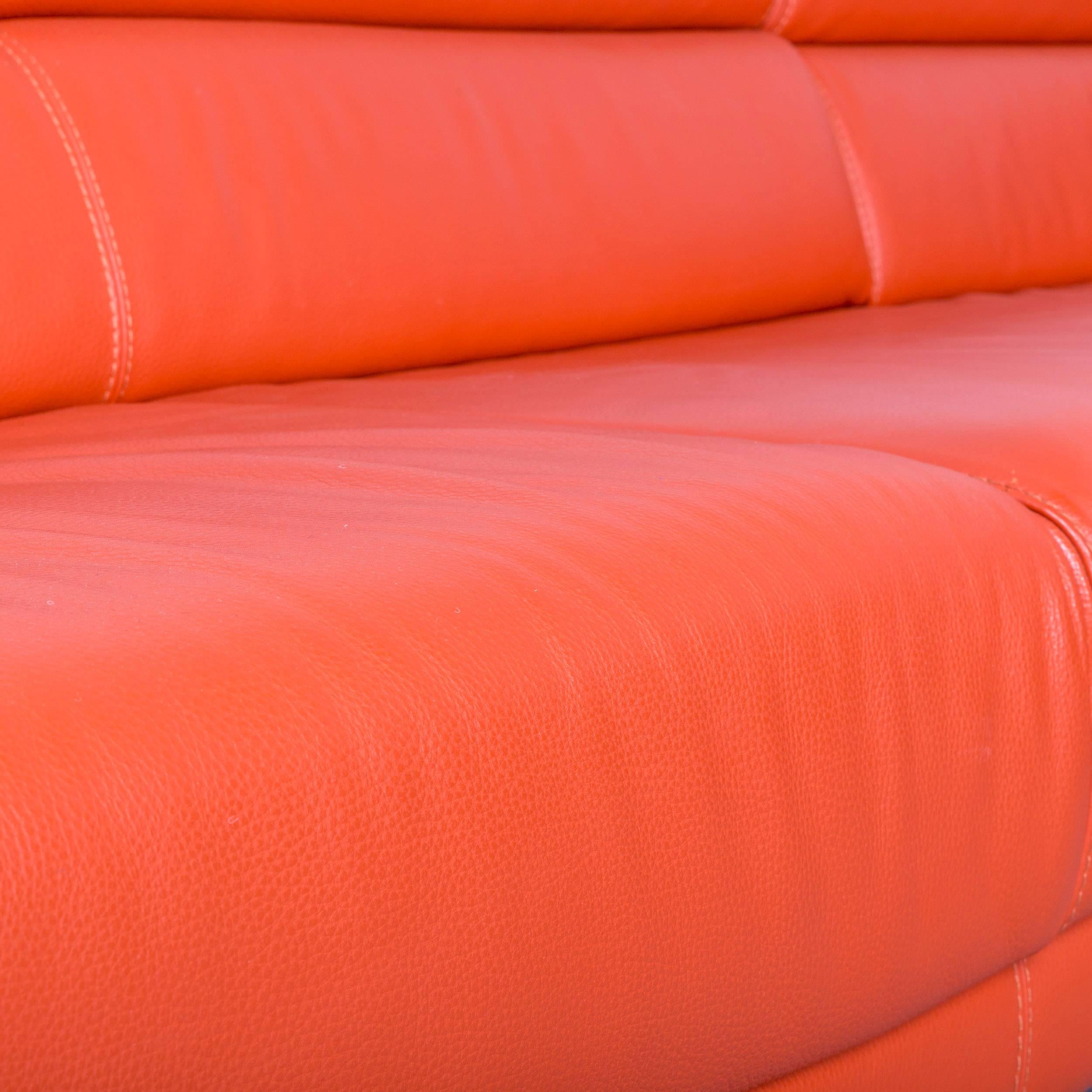 Calia Italia Eck-Sofa aus Leder mit elektrischer Funktion 3