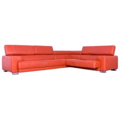 Calia Italia Eck-Sofa aus Leder mit elektrischer Funktion