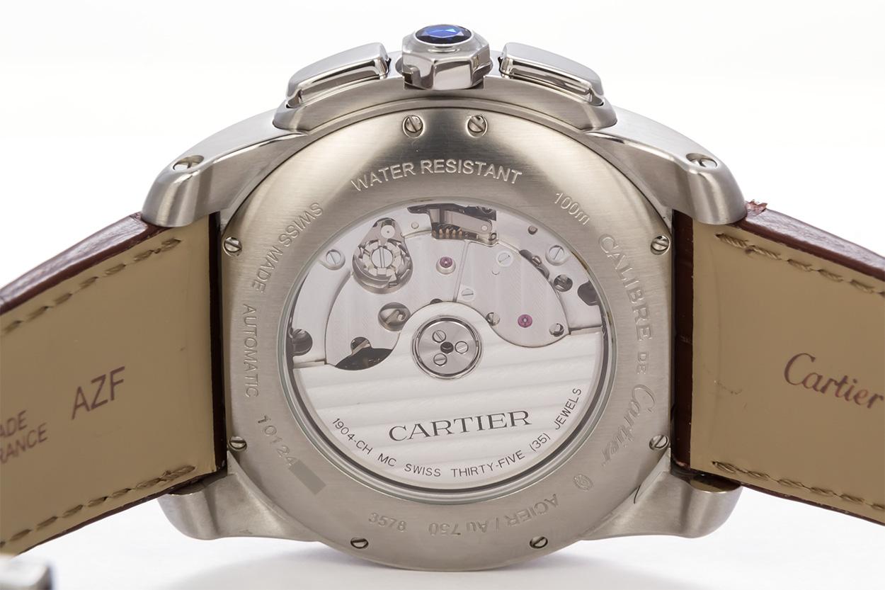 Calibre De Cartier Diver Stainless Steel and Rose Gold Watch W7100043 BNP 1