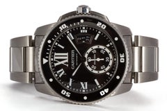 Calibre De Cartier Diver Automatic Stainless Steel Box and Papers W7100057